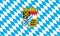 Flagge Bayern Raute mit Wappen
 im Querformat (Glanzpolyester) Flagge Flaggen Fahne Fahnen kaufen bestellen Shop