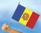 Stockflaggen Andorra
 (45 x 30 cm) Flagge Flaggen Fahne Fahnen kaufen bestellen Shop