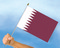 Stockflaggen Katar
 (45 x 30 cm) Flagge Flaggen Fahne Fahnen kaufen bestellen Shop