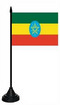 Tisch-Flagge Äthiopien 15x10cm
 mit Kunststoffständer Flagge Flaggen Fahne Fahnen kaufen bestellen Shop