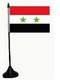 Tisch-Flagge Syrien 15x10cm
 mit Kunststoffständer Flagge Flaggen Fahne Fahnen kaufen bestellen Shop