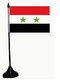 Tisch-Flagge Syrien 15x10cm (1980-2024)
 mit Kunststoffstnder Flagge Flaggen Fahne Fahnen kaufen bestellen Shop