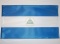 Tisch-Flagge Nicaragua