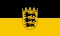 Flagge Baden-Wrttemberg mit Wappen
 im Querformat (Glanzpolyester) Flagge Flaggen Fahne Fahnen kaufen bestellen Shop