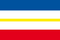 Flagge Mecklenburg-Vorpommern
 im Querformat (Glanzpolyester) Flagge Flaggen Fahne Fahnen kaufen bestellen Shop