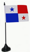 Tisch-Flagge Panama 15x10cm
 mit Kunststoffständer Flagge Flaggen Fahne Fahnen kaufen bestellen Shop