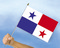 Stockflaggen Panama
 (45 x 30 cm) Flagge Flaggen Fahne Fahnen kaufen bestellen Shop