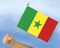Stockflaggen Senegal
 (45 x 30 cm) Flagge Flaggen Fahne Fahnen kaufen bestellen Shop