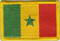 Aufnäher Flagge Senegal
 (8,5 x 5,5 cm) Flagge Flaggen Fahne Fahnen kaufen bestellen Shop