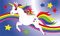 Flagge Einhorn Regenbogen
 (150 x 90 cm) Flagge Flaggen Fahne Fahnen kaufen bestellen Shop