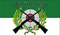 Schützenfest-Flagge grün-weiß mit Zielscheibe
 (150 x 90 cm) Flagge Flaggen Fahne Fahnen kaufen bestellen Shop