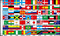 Flagge mit 70 Nationen
 (150 x 90 cm) Flagge Flaggen Fahne Fahnen kaufen bestellen Shop