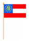 Stockflaggen Georgia
 (45 x 30 cm) Flagge Flaggen Fahne Fahnen kaufen bestellen Shop