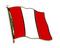 Flaggen-Pin Peru Flagge Flaggen Fahne Fahnen kaufen bestellen Shop