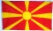 Nationalflagge Nordmazedonien
 (90 x 60 cm) Flagge Flaggen Fahne Fahnen kaufen bestellen Shop