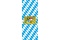 Flagge Bayern Raute mit Lwenwappen
 im Hochformat (Glanzpolyester) kaufen