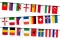 Flaggenkette Europa 6,9 Meter kaufen