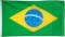 Fahne Brasilien als Schwenkfahne mit Stab
 (120 x 80 cm) im 10er-Pack Flagge Flaggen Fahne Fahnen kaufen bestellen Shop