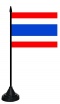 Tisch-Flagge Thailand 15x10cm
 mit Kunststoffstnder Flagge Flaggen Fahne Fahnen kaufen bestellen Shop