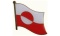 Flaggen-Pin Gr�nland Flagge Flaggen Fahne Fahnen kaufen bestellen Shop