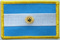 Aufnäher Flagge Argentinien
 (8,5 x 5,5 cm) Flagge Flaggen Fahne Fahnen kaufen bestellen Shop