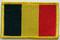 Aufnäher Flagge Belgien
 (8,5 x 5,5 cm) Flagge Flaggen Fahne Fahnen kaufen bestellen Shop
