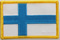 Aufnäher Flagge Finnland
 (8,5 x 5,5 cm) Flagge Flaggen Fahne Fahnen kaufen bestellen Shop