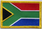 Aufnäher Flagge Südafrika
 (8,5 x 5,5 cm) Flagge Flaggen Fahne Fahnen kaufen bestellen Shop