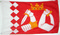 Flagge von Nord-Karelia
 (150 x 90 cm) Flagge Flaggen Fahne Fahnen kaufen bestellen Shop