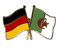 Freundschafts-Pin
 Deutschland - Algerien Flagge Flaggen Fahne Fahnen kaufen bestellen Shop