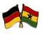 Freundschafts-Pin
 Deutschland - Ghana Flagge Flaggen Fahne Fahnen kaufen bestellen Shop