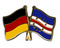 Freundschafts-Pin
 Deutschland - Kap Verde Flagge Flaggen Fahne Fahnen kaufen bestellen Shop