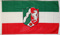 Landesfahne Nordrhein-Westfalen
 (150 x 90 cm) Flagge Flaggen Fahne Fahnen kaufen bestellen Shop