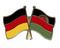 Freundschafts-Pin
 Deutschland - Malawi Flagge Flaggen Fahne Fahnen kaufen bestellen Shop