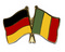Freundschafts-Pin
 Deutschland - Mali Flagge Flaggen Fahne Fahnen kaufen bestellen Shop