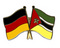 Freundschafts-Pin
 Deutschland - Mosambik Flagge Flaggen Fahne Fahnen kaufen bestellen Shop