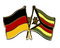 Freundschafts-Pin
 Deutschland - Simbabwe Flagge Flaggen Fahne Fahnen kaufen bestellen Shop