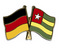 Freundschafts-Pin
 Deutschland - Togo Flagge Flaggen Fahne Fahnen kaufen bestellen Shop