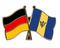 Freundschafts-Pin
 Deutschland - Barbados Flagge Flaggen Fahne Fahnen kaufen bestellen Shop