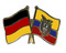 Freundschafts-Pin
 Deutschland - Ecuador Flagge Flaggen Fahne Fahnen kaufen bestellen Shop
