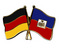 Freundschafts-Pin
 Deutschland - Haiti Flagge Flaggen Fahne Fahnen kaufen bestellen Shop