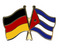 Freundschafts-Pin
 Deutschland - Kuba Flagge Flaggen Fahne Fahnen kaufen bestellen Shop