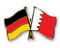 Freundschafts-Pin
 Deutschland - Bahrain Flagge Flaggen Fahne Fahnen kaufen bestellen Shop