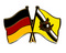 Freundschafts-Pin
 Deutschland - Brunei Flagge Flaggen Fahne Fahnen kaufen bestellen Shop