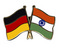 Freundschafts-Pin
 Deutschland - Indien Flagge Flaggen Fahne Fahnen kaufen bestellen Shop
