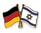 Freundschafts-Pin
 Deutschland - Israel Flagge Flaggen Fahne Fahnen kaufen bestellen Shop