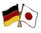 Freundschafts-Pin
 Deutschland - Japan Flagge Flaggen Fahne Fahnen kaufen bestellen Shop