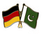 Freundschafts-Pin
 Deutschland - Pakistan Flagge Flaggen Fahne Fahnen kaufen bestellen Shop