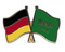 Freundschafts-Pin
 Deutschland - Saudi-Arabien Flagge Flaggen Fahne Fahnen kaufen bestellen Shop