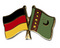 Freundschafts-Pin
 Deutschland - Turkmenistan Flagge Flaggen Fahne Fahnen kaufen bestellen Shop